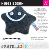 Higgs boson subatomic particle plush toy
