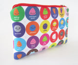 subatomic particle zipper pouch pencil case