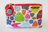 subatomic particle zipper pouch pencil case