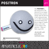 positron subatomic particle plush toy