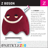 Z boson subatomic particle plush toy