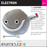 electron subatomic particle plush toy