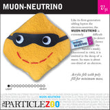 muon-neutrino subatomic particle plush toy