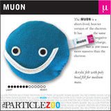 muon subatomic particle plush toy