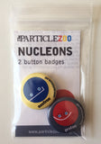 subatomic particle pinback buttons 