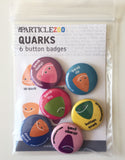 subatomic particle pinback buttons 