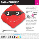 tau-neutrino subatomic particle plush toy